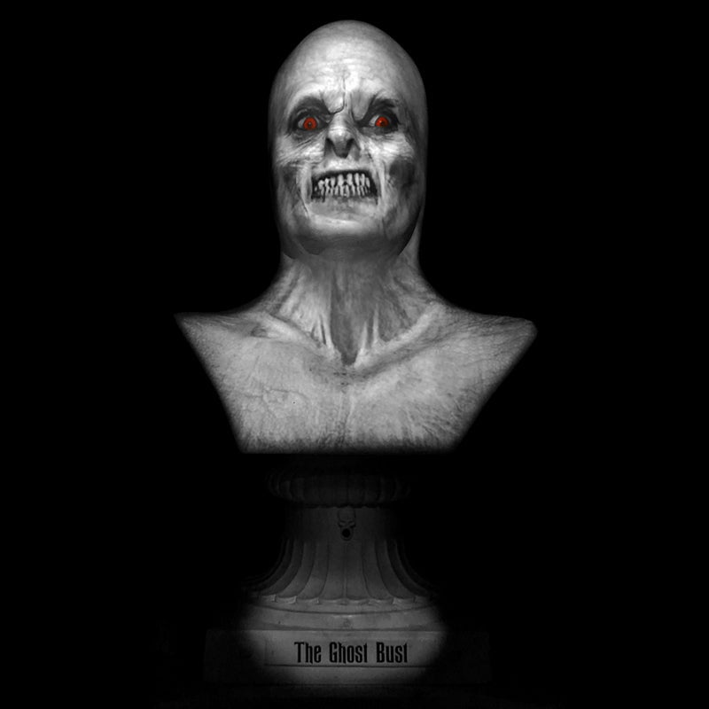 Skeleton Animated Spooky Bust top