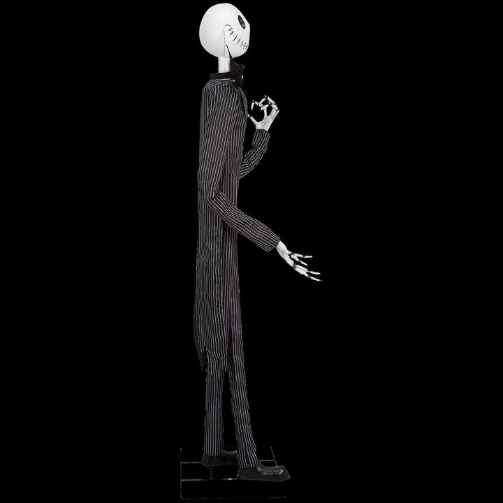 78" Deluxe Jack Skellington with Black & Purple Suit Animated Halloween Prop