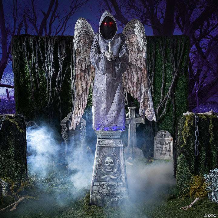 Cemetery Angel Animated Halloween Prop