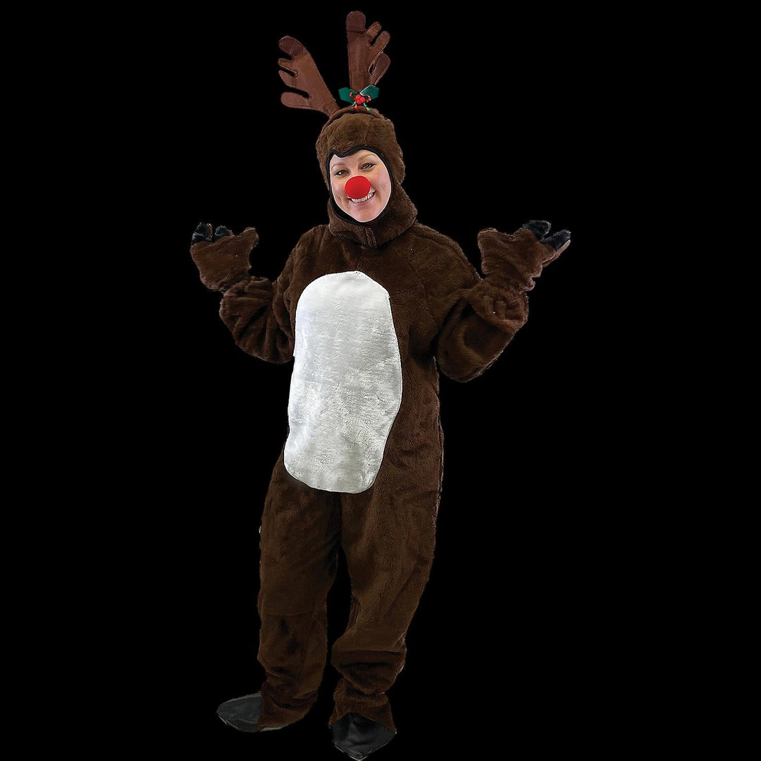 Adults Reindeer Costume with Hood