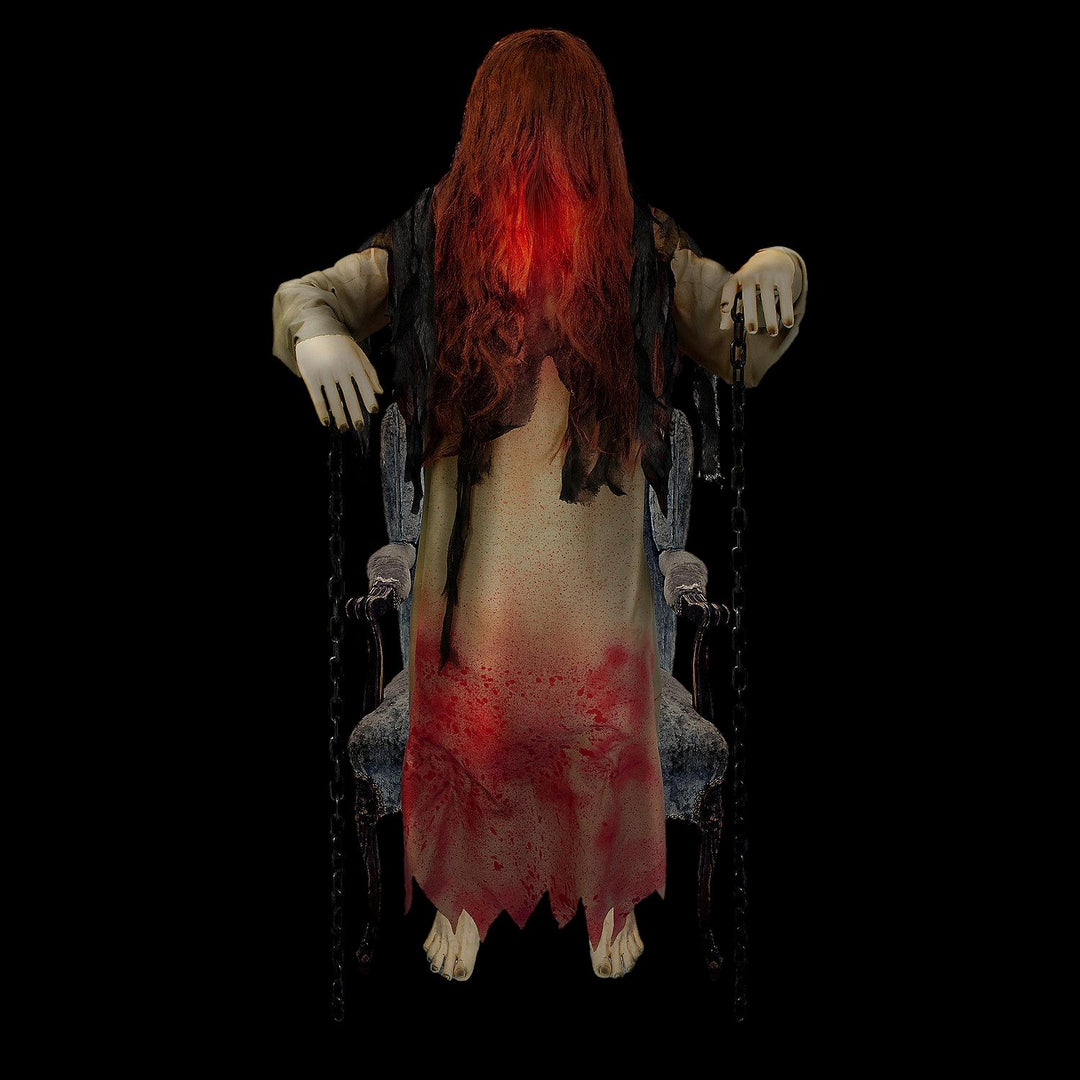 Animated Rising Possessed Woman Halloween Prop