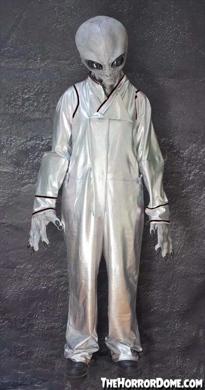 "Area 51 Space Suit with Black piping" Alien Costume