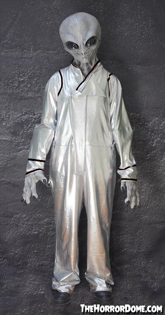 "Area 51 Space Suit with Black piping" Alien Costume