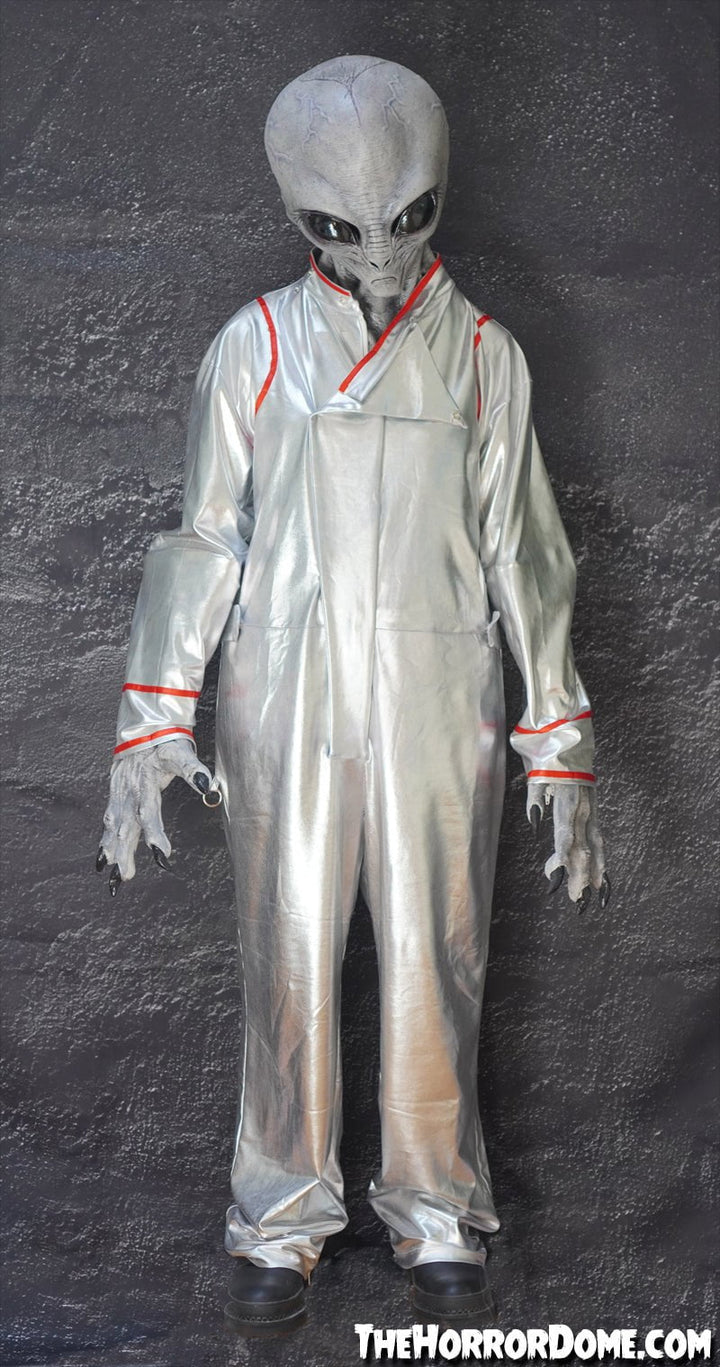 "Area 51 Space Suit with Red piping" Alien Costume