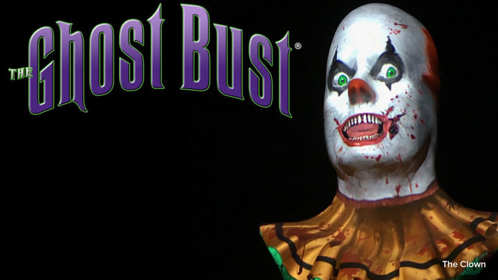 "Ghost Bust - Clown" Animated Haunted Projection Prop