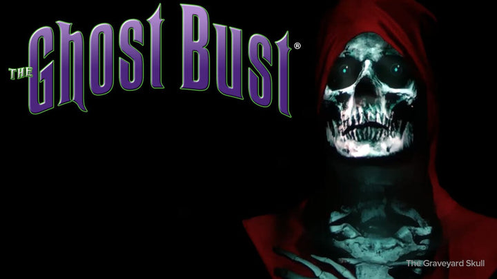"Ghost Bust Pro - Graveyard Skull" Animated Haunted Projection Prop