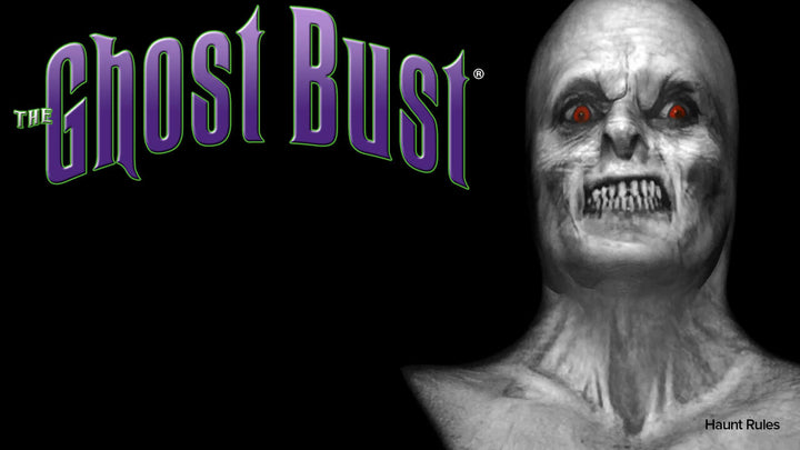 "Ghost Bust Pro - Haunt Rules" Animated Haunted Projection Prop