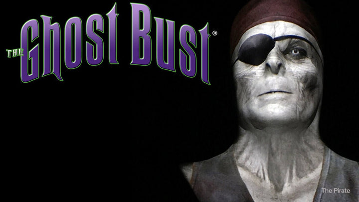 "Ghost Bust Pro - Pirate Captain's Bust" Animated Haunted Projection Prop