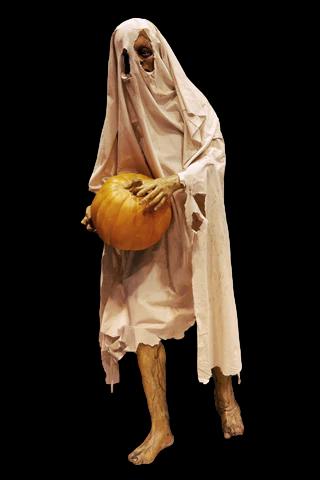 "Ghoul with Pumpkin"  Professional Full Body Halloween Prop