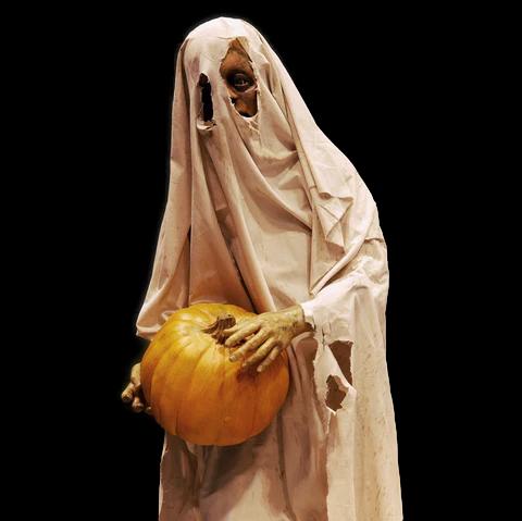 "Ghoul with Pumpkin"  Professional Full Body Halloween Prop