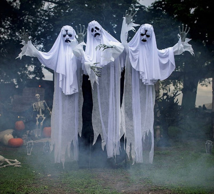 "Haunting Ghost Trio" Animated Halloween Props