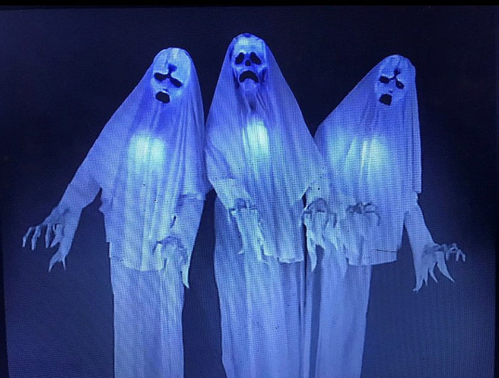 "Haunting Ghost Trio" Animated Halloween Props