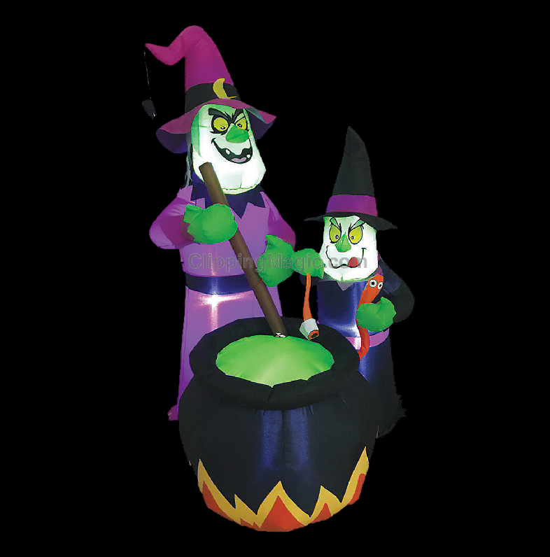 Inflatable Witches Brew Air-Blown Inflatable Halloween Decoration