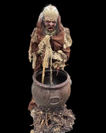 "Stirring Witch Animatronic" Halloween Animatronic