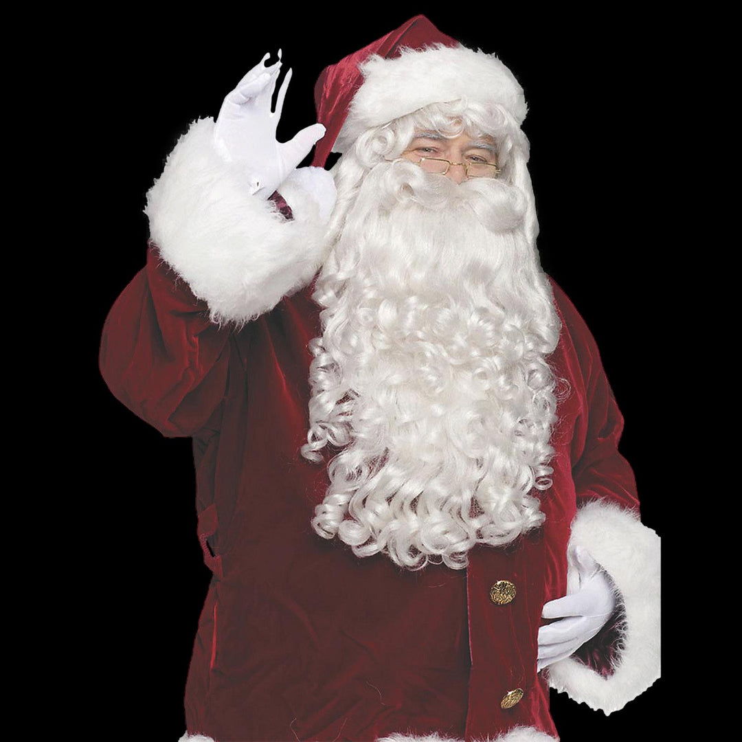 Super Deluxe Santa Wig & Beard