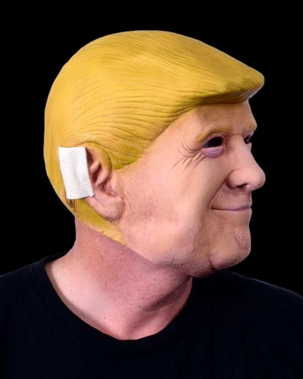 The Donald Trump Mask with Bandaged Ear