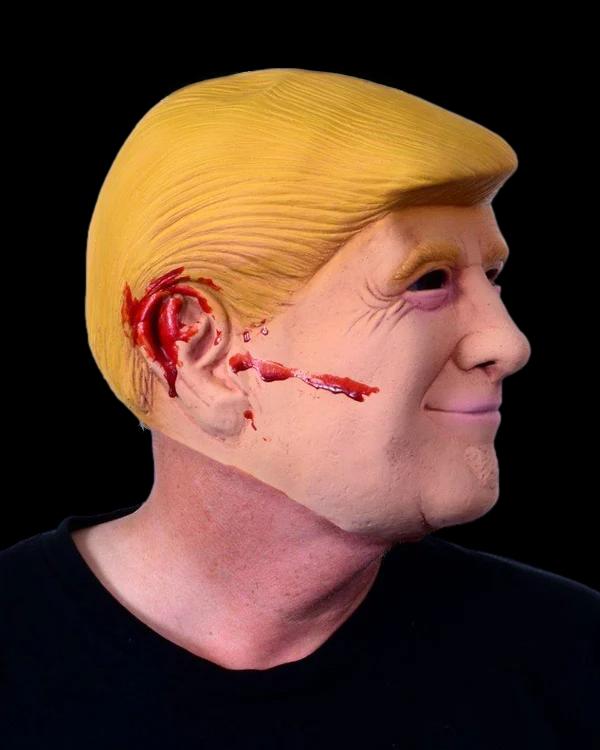 The Donald Trump Mask with Bloody Ear