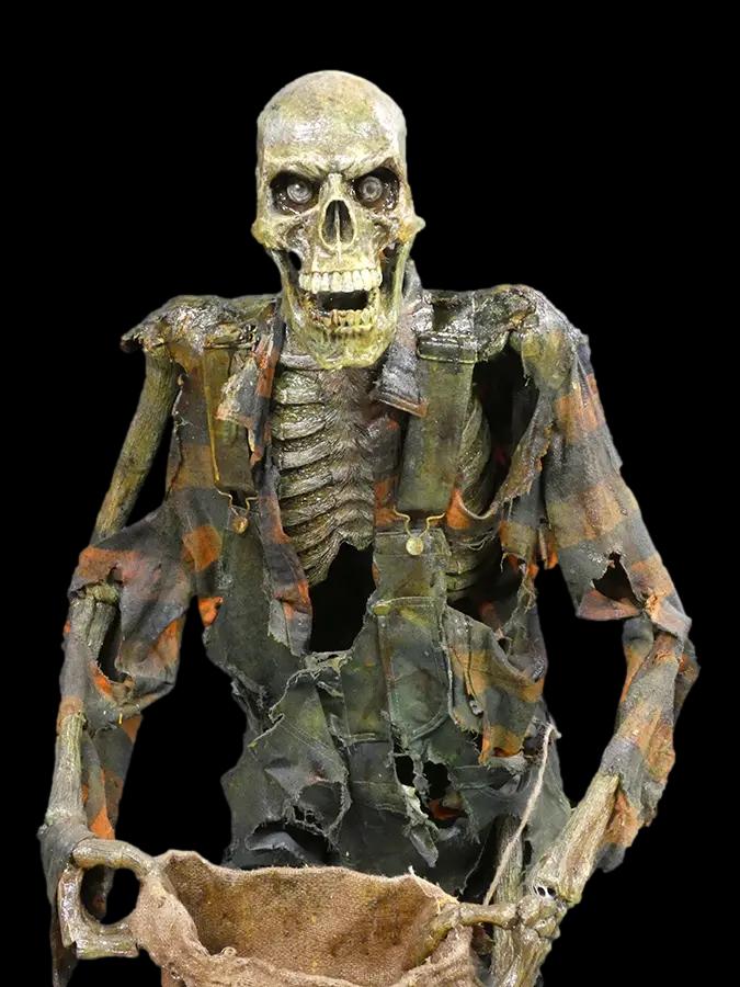 "Trick or Treat" Skeleton Halloween Animatronic