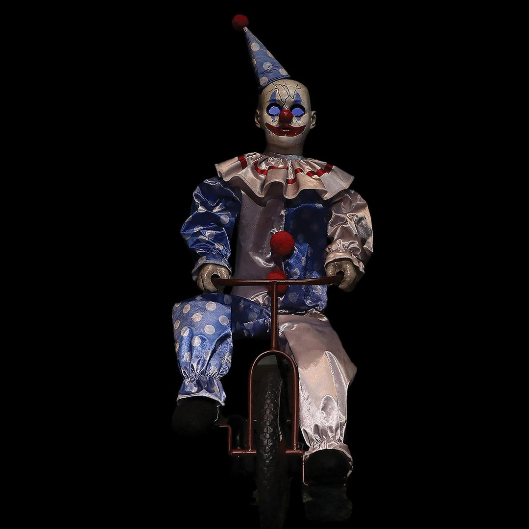 "Tricycle Clown Doll" Electric Animated Halloween Prop