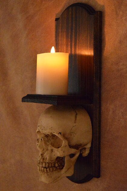 Skeleton Candle high quality Large Full Set Wall Horror Home Decor