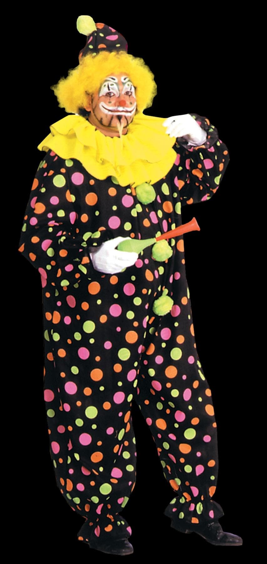 Clown Neon Dotted Suit | Clown Halloween Costume | Dot Suit – The ...