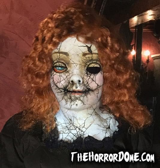 Grotesque Porcelain top Doll (One-Legged) Horror Art Halloween Prop