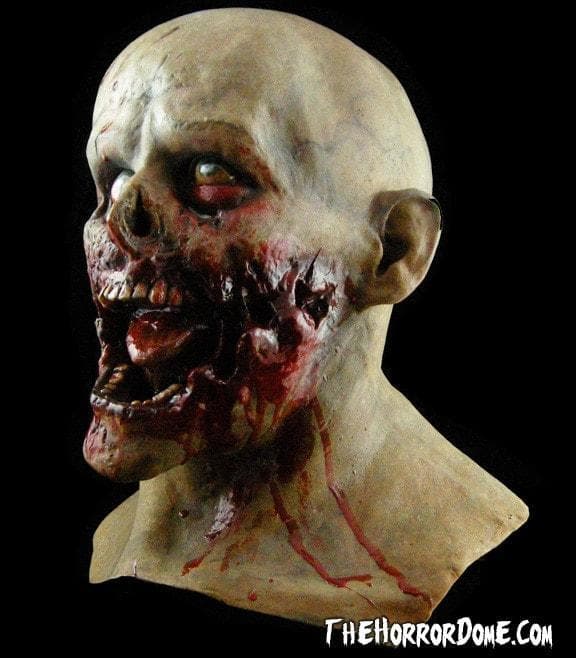 "Lockjaw Zombie" Mutilated Undead Mask – The Horror Dome