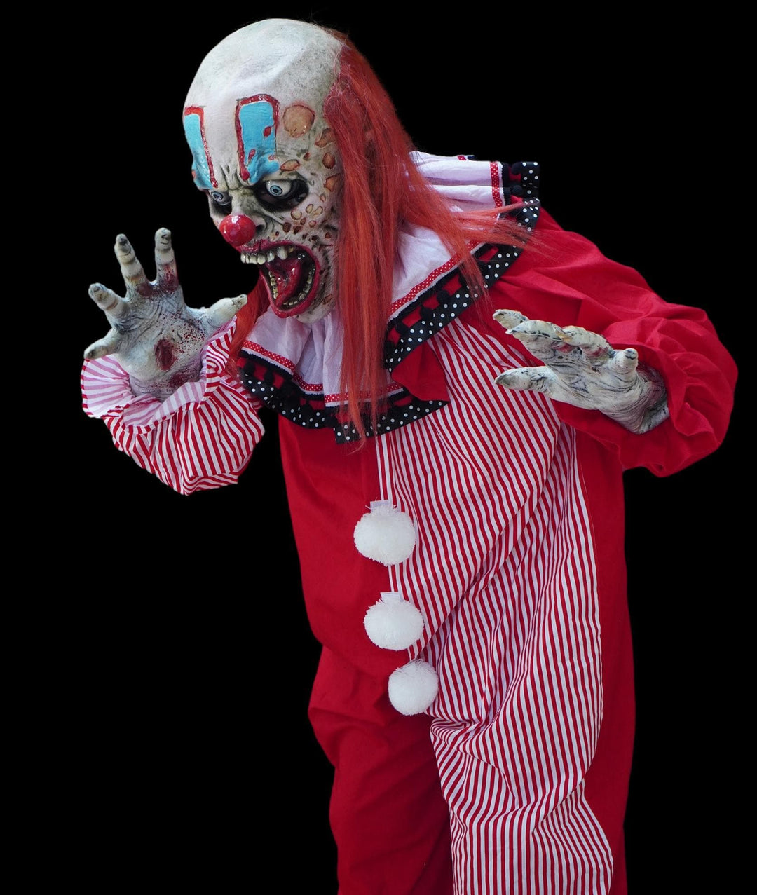 Adult Crazy Color Clown Costume