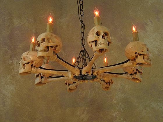 Skull ceiling light sales